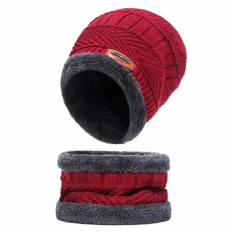 2-in-1 Muffler Cap with Neck Warmer